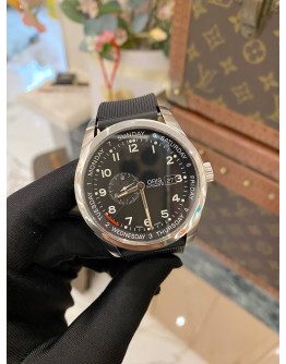 (LIKE NEW) 2010 ORIS XXL POINTER DAY REF 7529 BLACK DIAL 44MM AUTOMATIC WATCH (LIKE NEW) 2010 ORIS XXL POINTER DAY REF 7529 BLACK DIAL 44MM AUTOMATIC WATCH