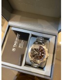 (LIKE NEW) TAG HEUER LINK CALIBRE 16 CHRONOGRAPH REF CJF2110 BLACK DIAL 42MM AUTOMATIC WATCH -FULL SET-