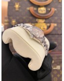 ROLEX LADY DATEJUST JUBILEE REF 69174 SILVER DIAL 18K 750 WHITE GOLD BEZEL 26MM AUTOMATIC WATCH