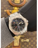 (LIKE NEW) 2016 BREITLING COLT GMT REF A32350 BLACK DIAL 40MM AUTOMATIC WATCH -FULL SET-