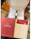 (LIKE NEW) 2018 OMEGA SEAMASTER AQUA TERRA REF 231.10.30.60.02.001 WHITE DIAL 30MM QUARTZ WATCH -FULL SET-