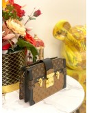 (LIKE NEW) LOUIS VUITTON TRUNK CLUTCH MONOGRAM REVERSE CANVAS -FULL SET- 