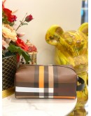BURBERRY TRAVEL POUCH IN DARK BIRCH BROWN 