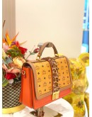 (LIKE NEW) MCM LITTLE VERONICA VISETOS SATCHEL BAG WITH STRAP