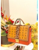 (LIKE NEW) MCM LITTLE VERONICA VISETOS SATCHEL BAG WITH STRAP