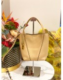 CHLOE SMALL SPIN TOTE BAG IN BEIGE