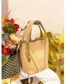 CHLOE SMALL SPIN TOTE BAG IN BEIGE