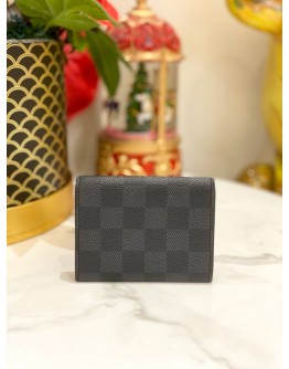 LOUSI VUITTON  CARD HOLDER IN BLACK DAMIER 