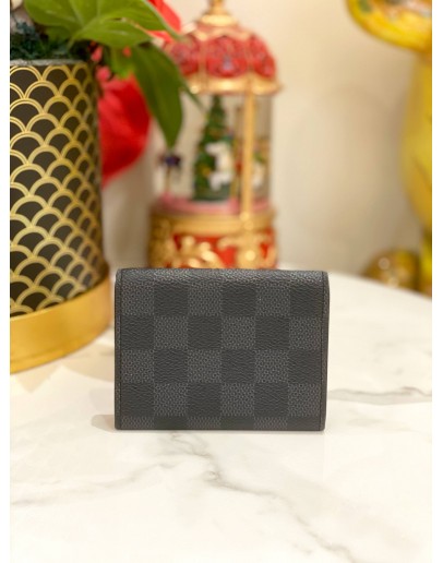 LOUSI VUITTON  CARD HOLDER IN BLACK DAMIER 
