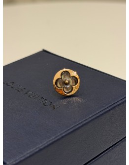 (UNUSED) LOUIS VUITTON SUN BLOSSOM NACLE EARRINGS IN 18K 750 ROSE GOLD WITH MOTHER OF PEARL 