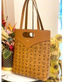 (BRAND NEW) MCM DIAMOND TOTE BAG IN VISETOS LEATHER