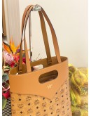 (BRAND NEW) MCM DIAMOND TOTE BAG IN VISETOS LEATHER