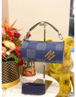 LOUIS VUITTON SOFT POLOCHON PM IN BLUE DAMIER POP CANVAS 