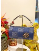 LOUIS VUITTON SOFT POLOCHON PM IN BLUE DAMIER POP CANVAS 