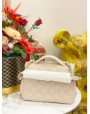 (UNUSED) CHANEL BUSINESS AFFINITY BAG IN BEIGE CAVIAR LEATHER