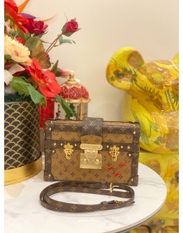 (UNUSED) LOUIS VUITTON PETITE MALLE MONOGRAM REVERSE CANVAS