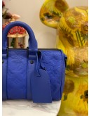 (LIKE NEW) LOUIS VUITTON KEEPALL BANDOULIERE 25 IN RACING BLUE