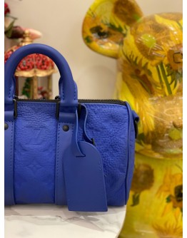 (LIKE NEW) LOUIS VUITTON KEEPALL BANDOULIERE 25 IN RACING BLUE