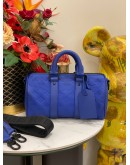 (LIKE NEW) LOUIS VUITTON KEEPALL BANDOULIERE 25 IN RACING BLUE