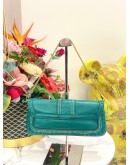 (LIKE NEW) GUCCI SNAFFLE BIT SMALL SHOULDER BAG IN GREEN LEATHER 
