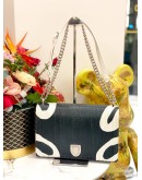 (LIKE NEW) CHRISTIAN DIOR DIORAMA BAG LEATHER PRINTED PATCHWORK -FULL SET-