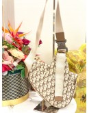 (LIKE NEW) CHRISTIAN DIOR X CACTUS JACK OBLIQUE JACQUARD SADDLE BAG 