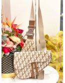 (LIKE NEW) CHRISTIAN DIOR X CACTUS JACK OBLIQUE JACQUARD SADDLE BAG 