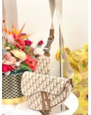 (LIKE NEW) CHRISTIAN DIOR X CACTUS JACK OBLIQUE JACQUARD SADDLE BAG 