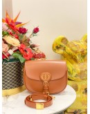 (LIKE NEW) CHRISTIAN DIOR MEDIUM BOBBY BAG IN DARK TAN CALFSKIN LEATHER