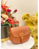 (LIKE NEW) CHRISTIAN DIOR MEDIUM BOBBY BAG IN DARK TAN CALFSKIN LEATHER