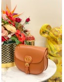 (LIKE NEW) CHRISTIAN DIOR MEDIUM BOBBY BAG IN DARK TAN CALFSKIN LEATHER