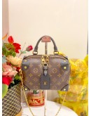 LOUIS VUITTON PETITE MALLE SOUPLE MONOGRAM CANVAS 
