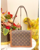 LOUIS VUITTON DAUPHINE MM BROWN MONOGRAM REVERSE CANVAS 