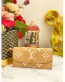 (LIKE NEW) LOUIS VUITTON EMILIE WALLET IN BEIGE MONOGRAM -FULL SET-