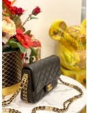 (LIKE NEW) CHANEL SMALL CAVIAR CC YOU FLAG BAG IN GHW