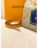 2024 MICROCHIP LOUIS VUITTON LIMITED EDITION M46749 SPEEDY BANDOULIERE 25 MONOPANAME COATED CANVAS -FULL SET-