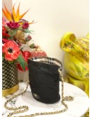 BURBERY HORSESHOE CHAIN POUCH WITH CHAIN STRAP IN QUILTED NYLON LEATHER -FULL SET-
