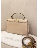 MICHAEL KORS BLEECKER EXTRA-SMALL STUDDED CROSSGRAIN LEATHER CROSSBODY BAG