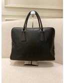 PRADA SAFFIANO LEATHER BRIEFCASE IN BLACK