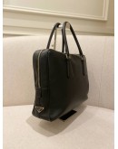 PRADA SAFFIANO LEATHER BRIEFCASE IN BLACK