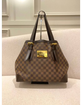 LOUIS VUITTON HAMPSTEAD M DAMIER EBENE CANVAS BAG