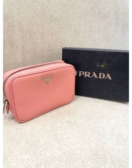 PRADA MINI SAFFIANOLEATHER LUX CAMERA BAG 