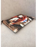 GIVENCHY COATED CANVAS TIRBAL GIRL PRINT ANTIGONA SLIM LARGE POUCH