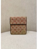 LOUIS VUITTON  MONOGRAM FABRIC PINK WALLET