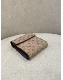 LOUIS VUITTON  MONOGRAM FABRIC PINK WALLET