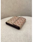 LOUIS VUITTON  MONOGRAM FABRIC PINK WALLET