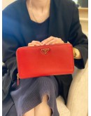 PRADA SAFFIANO LEATHER LONG WALLET