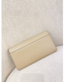 LOUIS VUITTON TWIST WALLET BEIGE EPI LEATHER LONG WALLET 