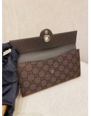 (BRAND NEW) GUCCI GG MONOGRAM ECLIPSE CONTINETAL BIFOLD LONG WALLET -FULL SET-