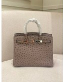 HERMES BIRKIN 30 OSTRICH LEATHER SHW